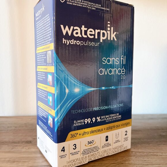 Waterpik Cordless Advanced 2.0 Water Flosser White WP 580 - Picture 3 of 4